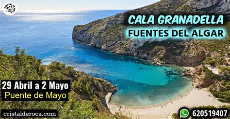 Cala Granadella y Fuentes del Algar • Puente de Mayo, Agencia de ...