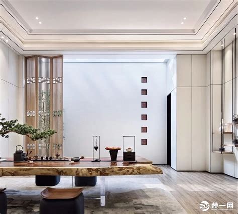 南京纯古典中式别墅装修效果图，茶室中式设计_紫云轩中式设计图库