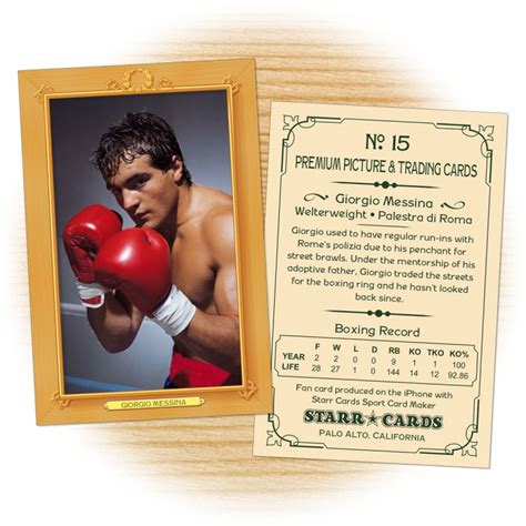 Boxing Match Card 的图像结果