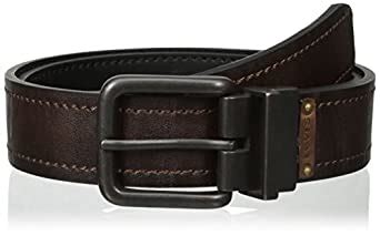 Buy Levi's Men's Reversible Twist Buckle Bridle Belt, Brown/Black, 34 ...