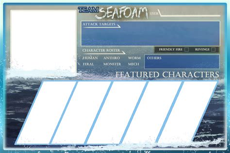 Artfight 2024 Team Profile Template - Seafoam by sognodrago on DeviantArt