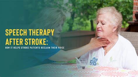Speech Rehabilitation After Stroke: Effective Therapy Options