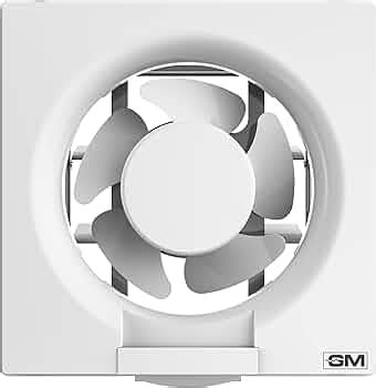GM EcoAir HS Ventilation Fan White Color 150 mm Sweep 2400 RPM Powerful ...