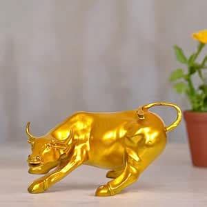 Buy Amazon Brand - Umi Geometric Statue Bull Sculpture Ornament ...