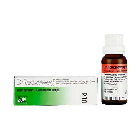 Dr.Reckeweg R10 Climacteric Drops – iKonbi