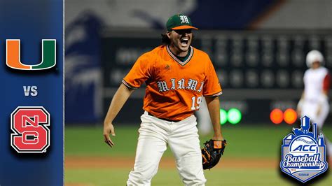 Miami vs. NC State Baseball Championship Highlights (2016) | Nc state ...