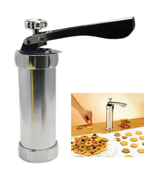 Buy YYGIFT® Deluxe Biscuit Maker Cookie Machine Stainless Steel Biscuit ...