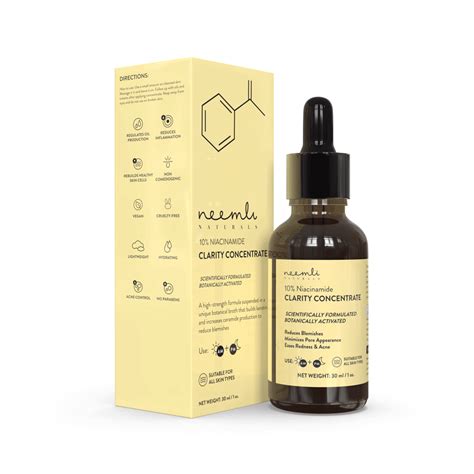 10% Niacinamide (Blemish, Anti Inflammation) Clarity Concentrate (15ml ...