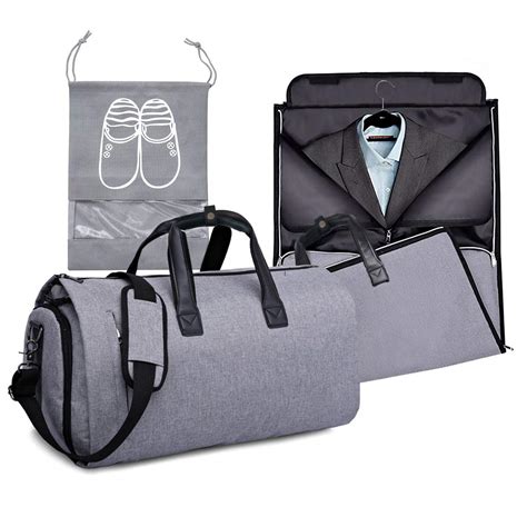 Buy Garment Bags for Travel, Carry On Suit Bags with Shoulder Strap ...