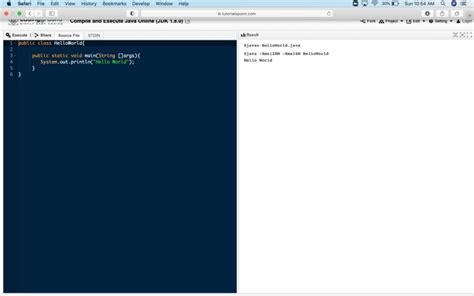 Image result for HelloWorld Source Code Java