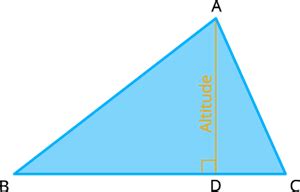 Altitude of a triangle — lesson. Mathematics CBSE, Class 7.