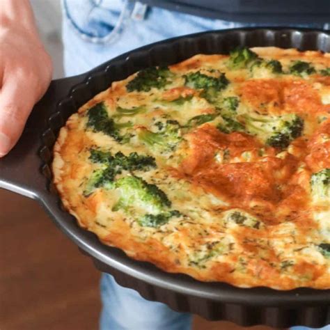 Broccoli and bacon quiche - Nutmeg and Vinegar