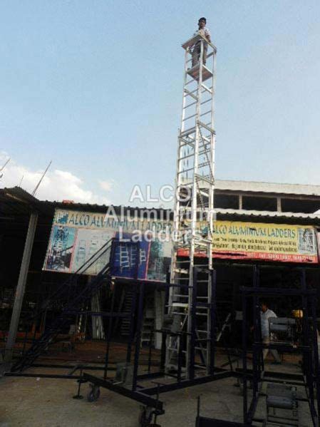 Aluminium Tiltable Tower Ladder Manufacturers and Suppliers from Telangana