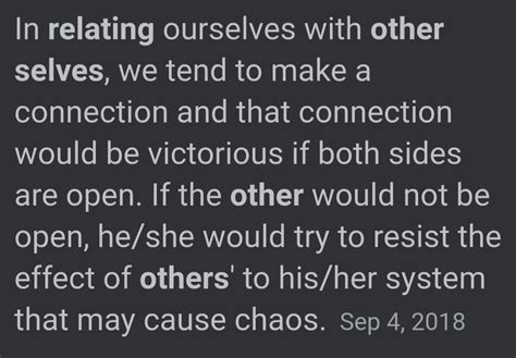 How is yourself related to other selves? - Brainly.in