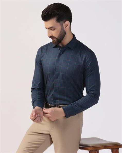 Formal White Check Shirt - Boston