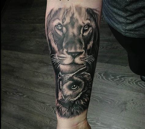 10+ Best Lion and Owl Tattoo Designs - PetPress
