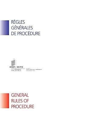 Buy WIPO - General Rules of Procedure Book Online at Low Prices in ...