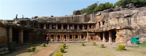 Udayagiri: Cave 1 & Hilltop Apsidal Temple Base | Sarson ke Khet