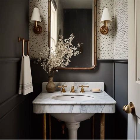 25 Stunning Small Powder Room Ideas That Pack A Punch | Powder room ...