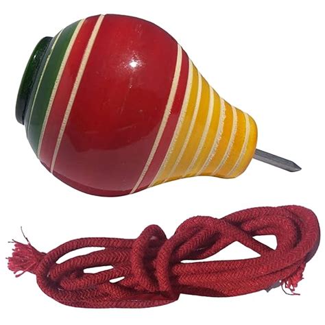 Buy SIMPLE DAYS Simpledays Wooden Spinning Tops Lattu | Bambaram ...