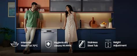 Samsung 13 Place Setting Freestanding Dishwasher with Intensive Wash ...