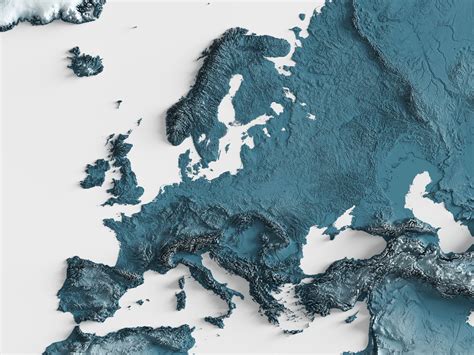 Europe Relief Map 的图像结果