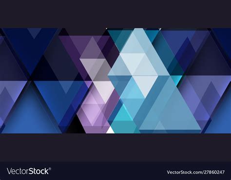 Abstract triangle pattern colorful backdrop Vector Image