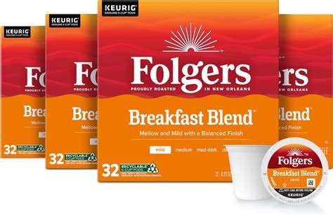 Amazon.com: Folgers Black Silk Dark Roast Coffee, 128 Keurig K-Cup Pods