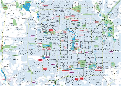 北京市高清地形地图