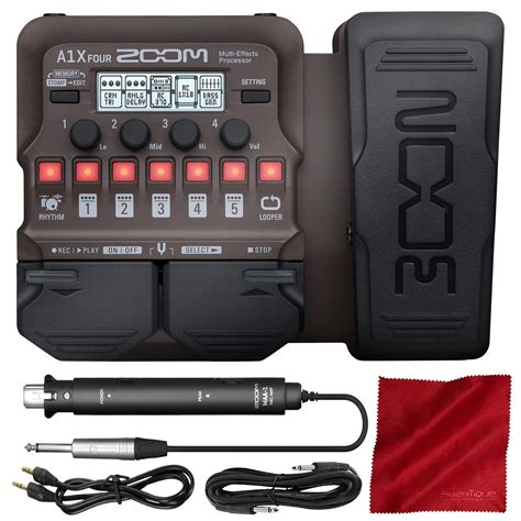 Zoom A1X FOUR Acoustic Instrument Multi-Effect Processor with ...