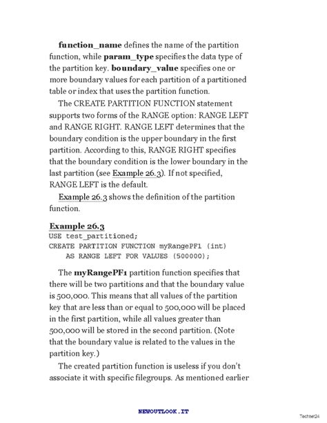 SQL Server Partition Functions 的图像结果