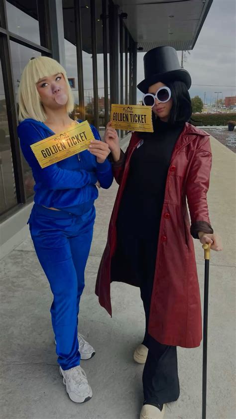 Willy wonka & violet halloween costume inspo! | Pretty halloween ...