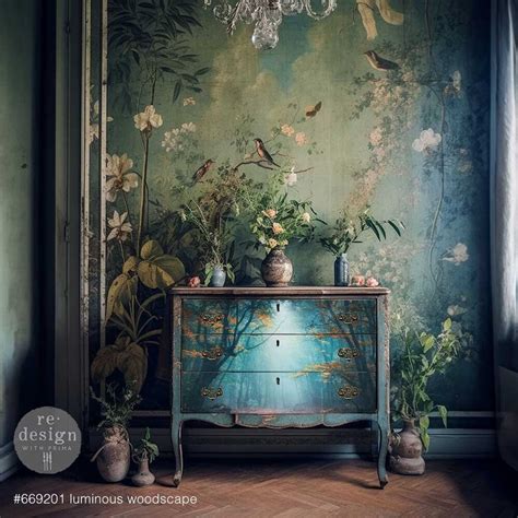 NEW! Decoupage Paper for Furniture Luminous Woodscape | Redesign With ...