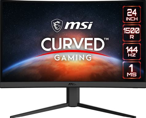 MSI Optix G24C4 Curved Gaming Monitor | 23.6 Inch (60 Cm) 1920 X 1080 ...