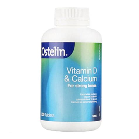 Ostelin Vitamin D & Calcium Capsules 60 For Strong Bones