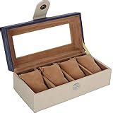 SYGA Wrist Watch Storage Box Display Case Organizer of Faux Leather ...