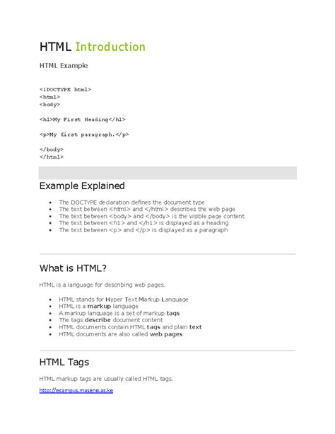 Image result for Random Intrduction Webpage Using HTML