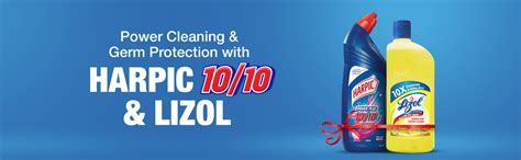 Lizol Disinfectant Surface & Floor Cleaner, Citrus - 975 ml + Harpic ...