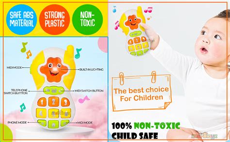 Buy Zest 4 Toyz Musical Mobile Phone Toy for Kids Telephone Sound Toys ...