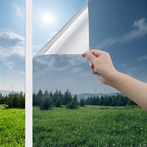 Amazon.com: Volcanics One Way Window Privacy Film Sun Blocking Window Tinting Film for Home Heat ...