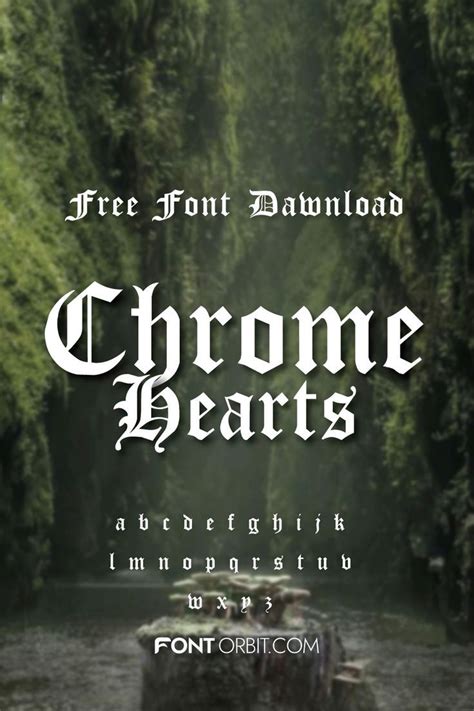 Chrome Hearts Font Ideas to Instantly Add a Bold Gothic Vibe to Your ...