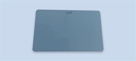 PVC Cards - Ultra High Frequency | Identis Tech Solutions