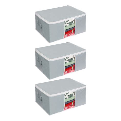 PrettyKrafts Rectangular Underbed Storage Organizer with Side Handles ...