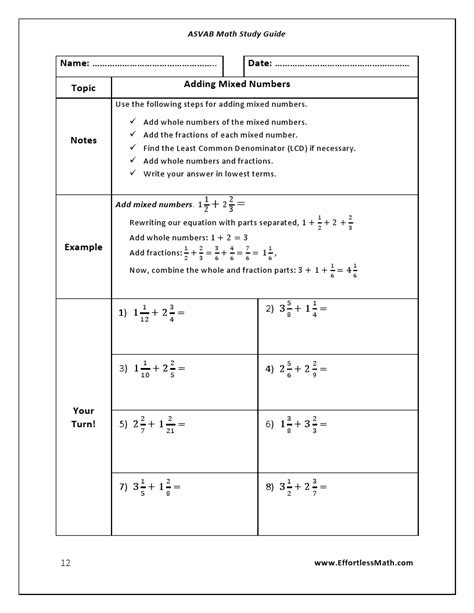 Image result for ASVAB Math Study Guide