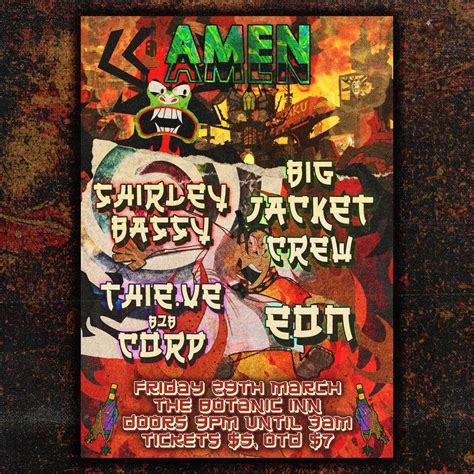 Amen 24 - 01, The Botanic Inn, Belfast, 29 March to 30 March | AllEvents.in