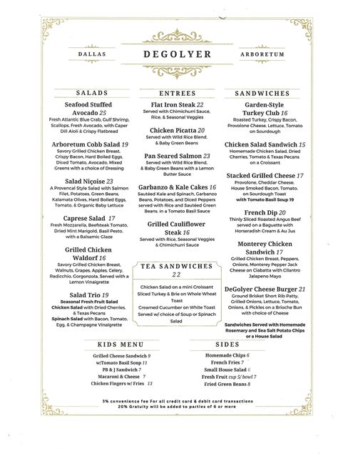 Dining Options | Dallas Arboretum