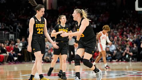 Caitlin Clark gets triple-double as Iowa hands Ohio State first loss