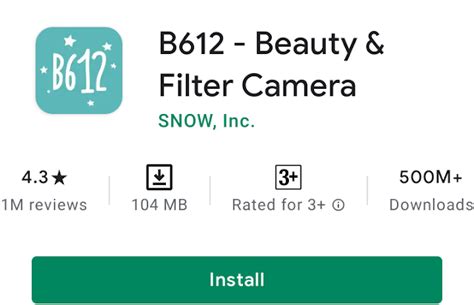 Make your selfie more beautiful with B612 -Free Selfie Camera, Photo ...