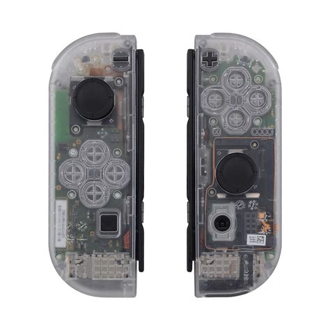 Buy eXtremeRate Transparent Clear Joycon Handheld Controller Housing ...