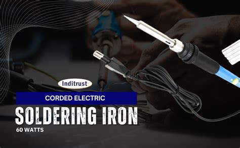 Inditrust Corded Electric Soldering Iron With Adjustable Temperature ...